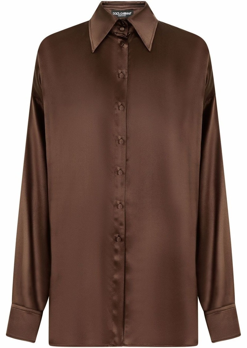 Dolce & Gabbana button-up silk shirt