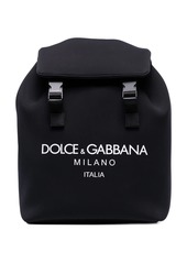 Dolce & Gabbana Palermo logo print neoprene backpack