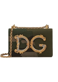 Dolce & Gabbana DG Girls camouflage shoulder bag