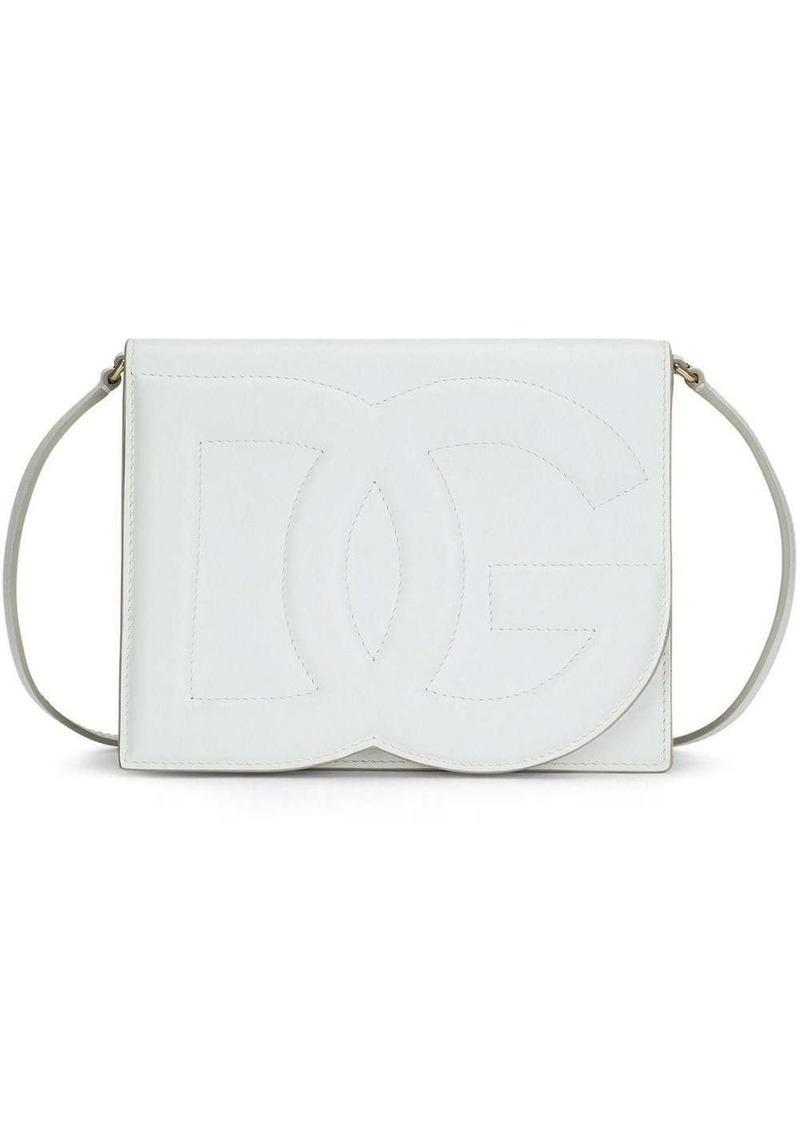 Dolce & Gabbana DG Logo leather crossbody bag