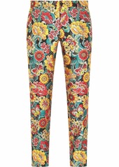 Dolce & Gabbana patterned jacquard tailored trousers