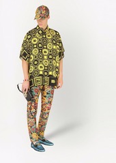 Dolce & Gabbana patterned jacquard tailored trousers