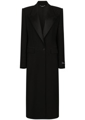 Dolce & Gabbana peak-lapel single-breasted coat