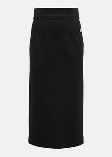 Dolce & Gabbana Pencil jersey midi skirt