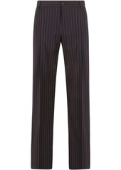 Dolce & Gabbana pinstripe straight leg trousers