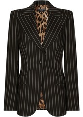 Dolce & Gabbana Turlington pinstripe single-breasted blazer