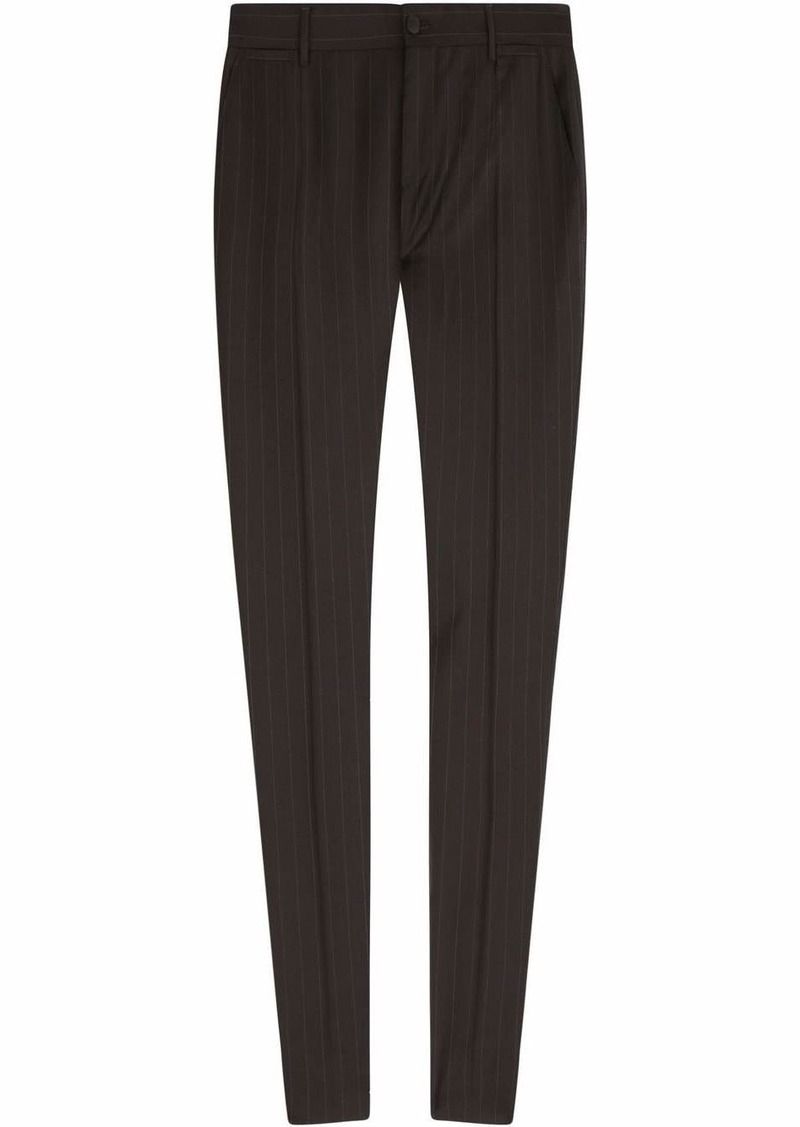 Dolce & Gabbana pinstriped tailored trousers