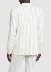 Dolce & Gabbana Pinstriped Wool Blazer