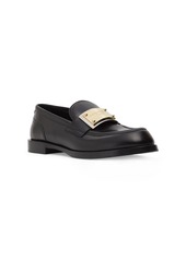 Dolce & Gabbana Plaqued Leather Loafers