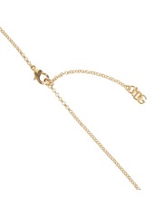 Dolce & Gabbana Plated Cross Pendant Necklace