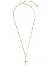Dolce & Gabbana Plated Cross Pendant Necklace