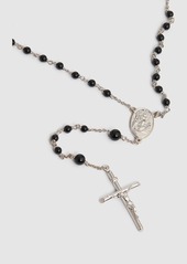 Dolce & Gabbana Plated Rosary Pendant Necklace