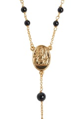 Dolce & Gabbana Plated Rosary Pendant Necklace