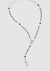 Dolce & Gabbana Plated Rosary Pendant Necklace