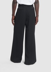 Dolce & Gabbana Pleated Wool Wide Pants