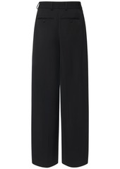 Dolce & Gabbana Pleated Wool Wide Pants