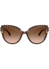 Dolce & Gabbana Plissé cat-eye sunglasses