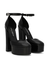 Dolce & Gabbana 145mm patent leather platform pumps