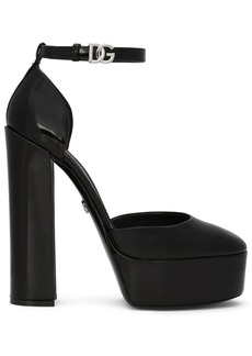 Dolce & Gabbana 145mm patent leather platform pumps