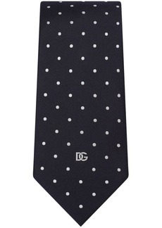 Dolce & Gabbana polka dot-print silk tie