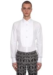 Dolce & Gabbana Popeli Tuxed Cotton Shirt
