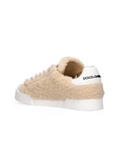 Dolce & Gabbana Portofino Faux Fur Sneakers