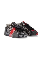 Dolce & Gabbana Portofino graffiti-print sneakers