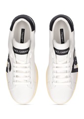 Dolce & Gabbana Portofino Leather Low Sneakers