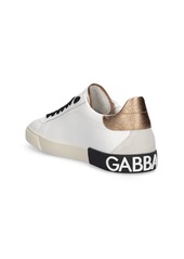 Dolce & Gabbana Portofino Leather Sneakers