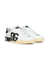 Dolce & Gabbana Portofino logo-print leather sneakers