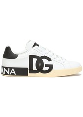 Dolce & Gabbana Portofino logo-print leather sneakers