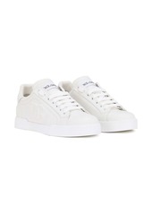 Dolce & Gabbana Portofino logo-embossed leather sneakers