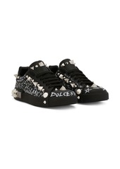 Dolce & Gabbana Portofino spike-stud low-top sneakers