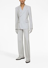 Dolce & Gabbana pressed-crease tailored-cut trousers