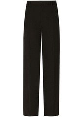 Dolce & Gabbana pressed-crease tailored-cut trousers