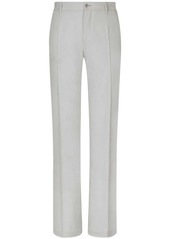 Dolce & Gabbana pressed-crease tailored-cut trousers