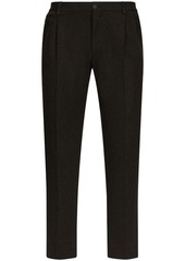 Dolce & Gabbana pressed-crease tailored trousers