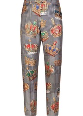 Dolce & Gabbana Prince of Wales check trousers