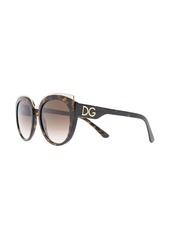 Dolce & Gabbana Print family round-frame sunglasses