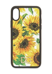 Dolce & Gabbana Printed Leather Iphone X/xs Cover