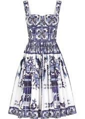 Dolce & Gabbana printed short dress