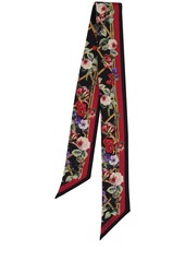 Dolce & Gabbana Printed Silk Twill Bandeau