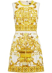 Dolce & Gabbana Printed Sleeveless Mini Dress