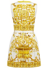 Dolce & Gabbana Printed Sleeveless Mini Dress