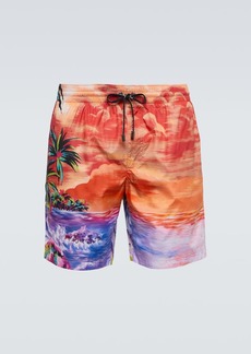 Dolce & Gabbana Printed swim shorts