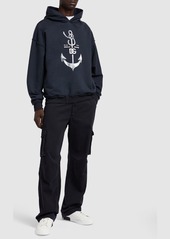 Dolce & Gabbana Printed Washed Cotton Jersey Hoodie