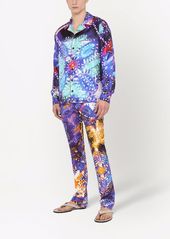 Dolce & Gabbana psychedelic print pyjama shirt