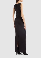 Dolce & Gabbana Punto Milano Jersey Long Dress