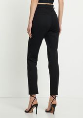 Dolce & Gabbana Punto Milano Jersey Straight Pants