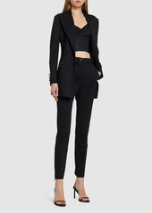 Dolce & Gabbana Punto Milano Jersey Straight Pants